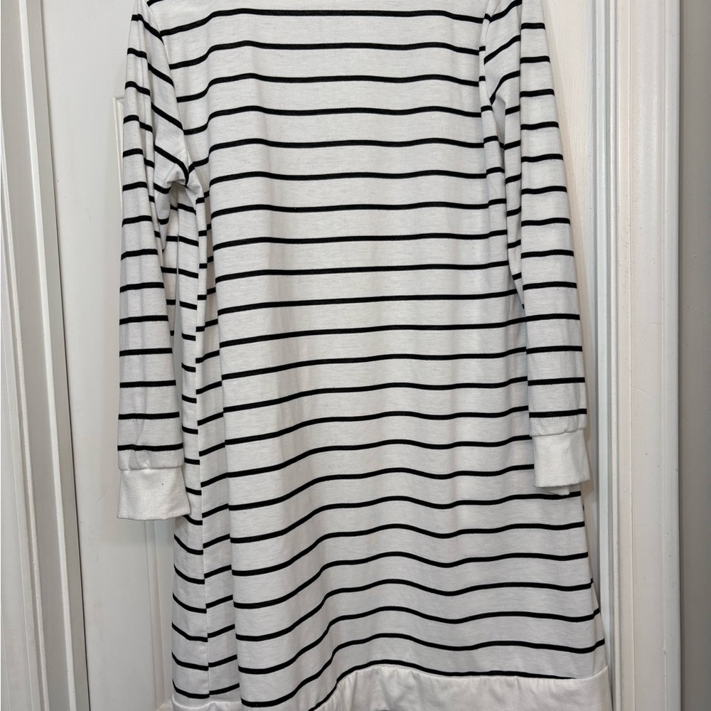 Striped Open Front Cardigan - Picture 2 of 3